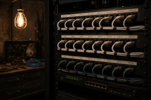 The Moment You Start Labeling Cables Is the Moment You Admit You Plan to Be Here a While